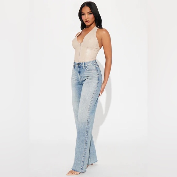 NWT Fashion Nova straight leg jeans - Picture 3 of 6